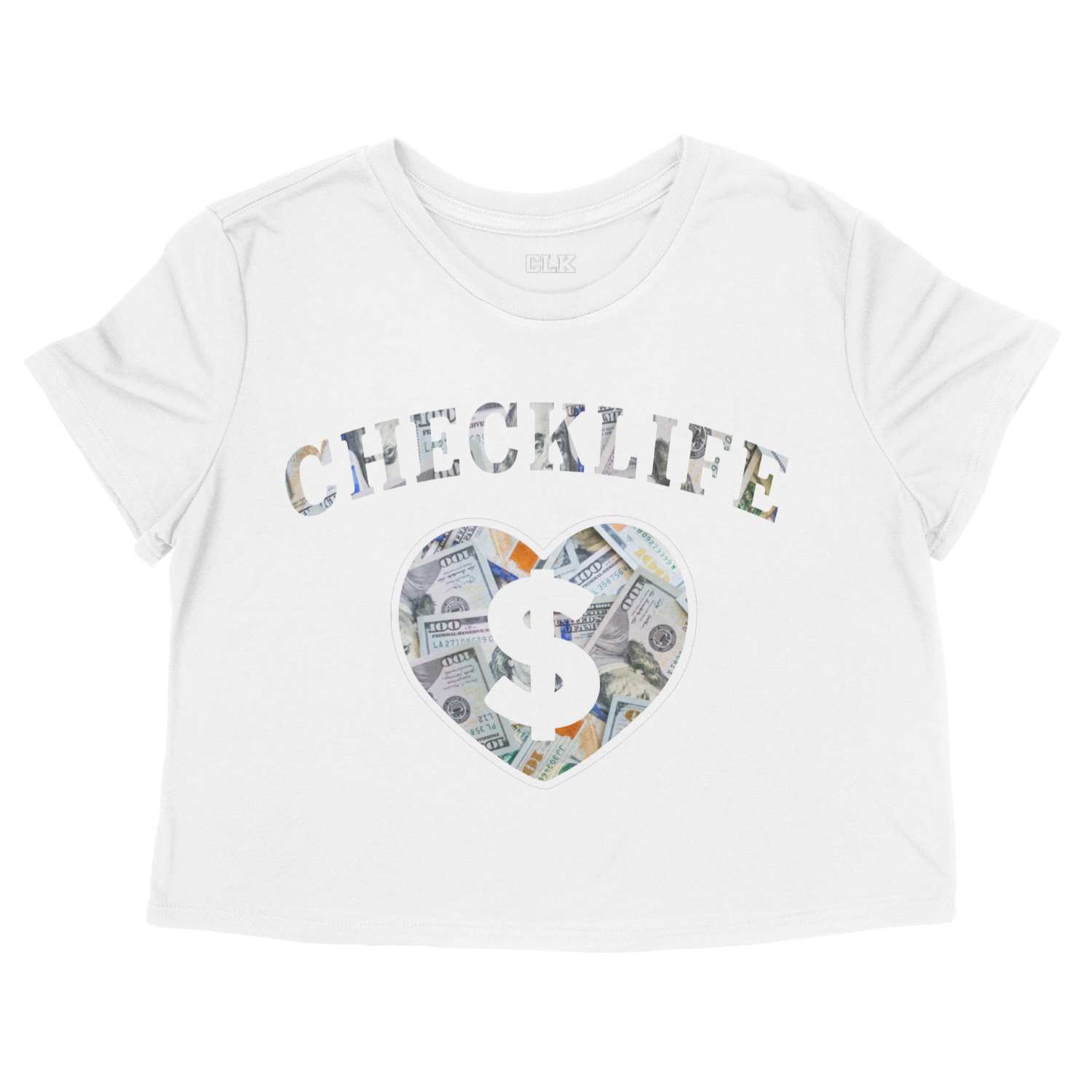 Blue Hunnids Flowy Cropped T-shirt