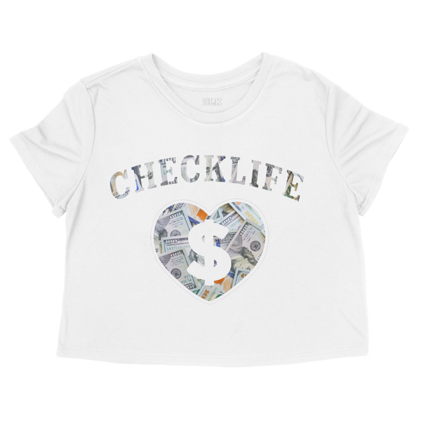 Blue Hunnids Flowy Cropped T-shirt