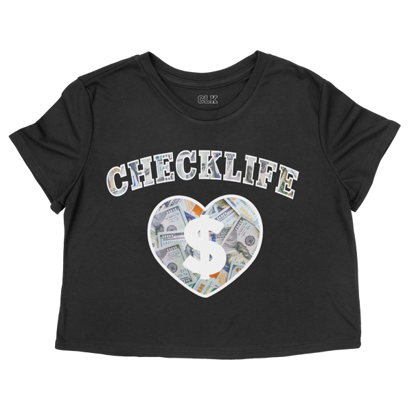 Blue Hunnids Flowy Cropped T-shirt