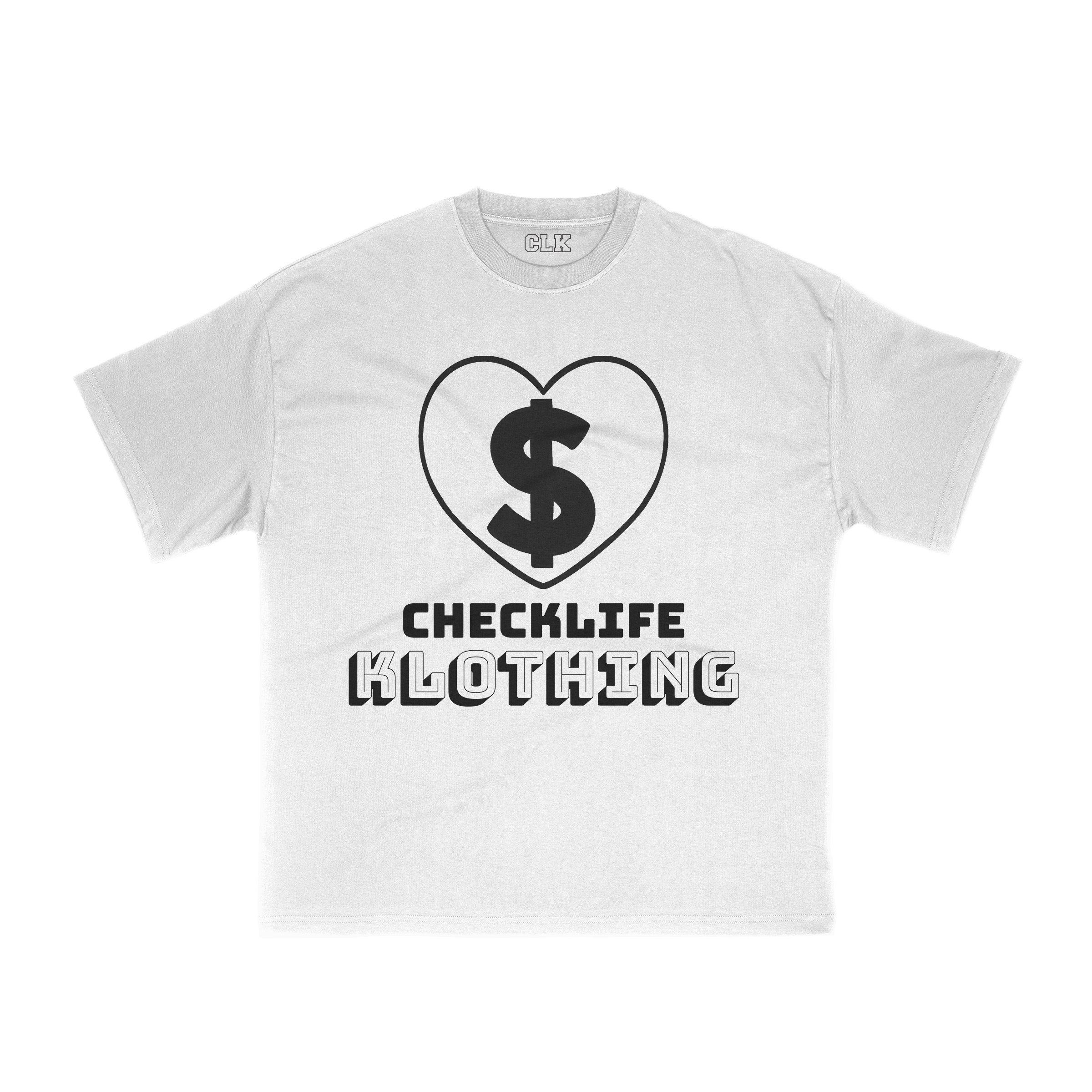 CLK Reflective Heart T-shirt(White)