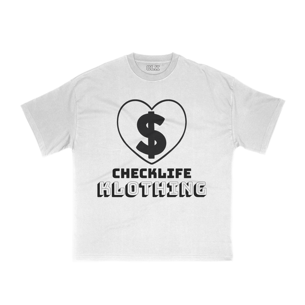 CLK Reflective Heart T-shirt(White)