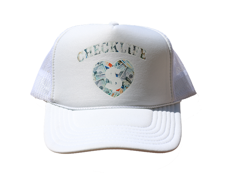 Blue Hunnids Hat(White)