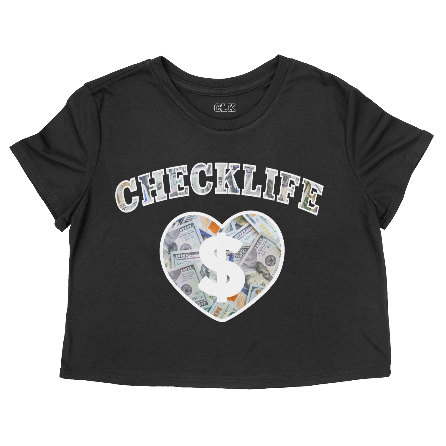 Blue Hunnids Flowy Cropped T-shirt