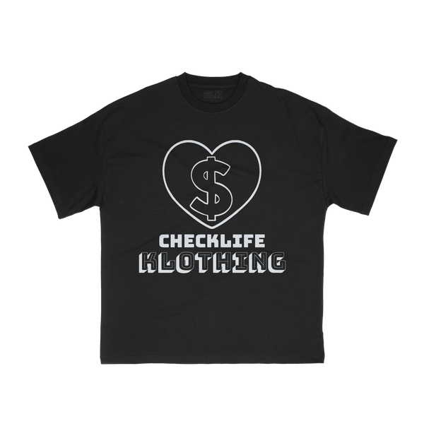 CLK Reflective Heart T-shirt(Black)