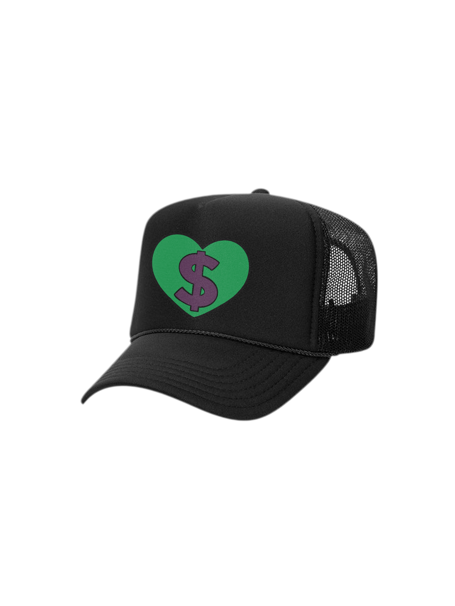 Heart Trucker Hat(Green)