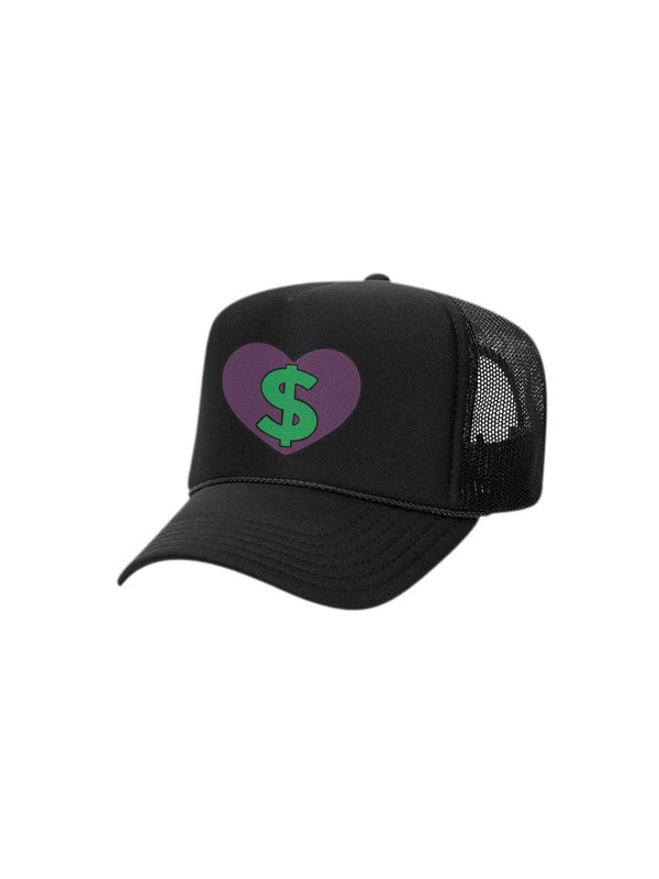 Heart Trucker Hat(Purple)